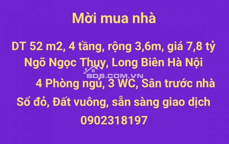 Dưới 8 tỷ không mua nhà 52m2, xây 4 tầng này thì mua nhà nào ở Hà Nội